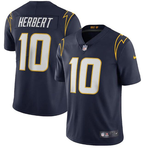 Justin Herbert Los Angeles Chargers navy jersey