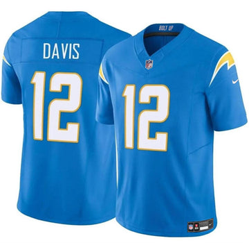 Derius Davis Los Angeles Chargers blue FUSE jersey