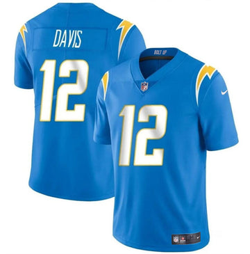 Derius Davis Los Angeles Chargers blue jersey