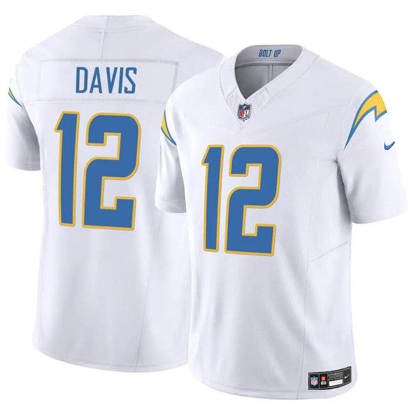 Derius Davis Los Angeles Chargers white FUSE jersey