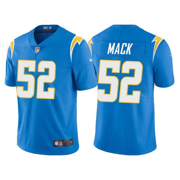 Khalil Mack Los Angeles Chargers blue jersey