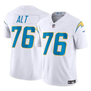 Joe Alt Los Angeles Chargers white FUSE jersey