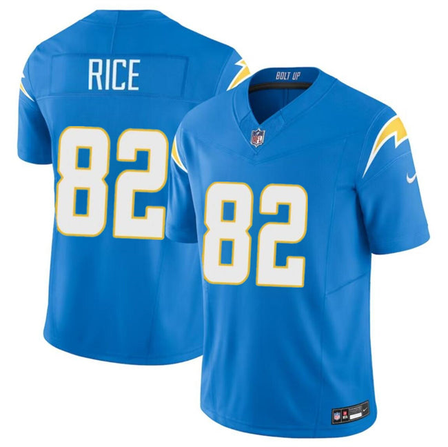 Brenden Rice Los Angeles Chargers blue FUSE jersey