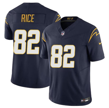 Brenden Rice Los Angeles Chargers navy FUSE jersey