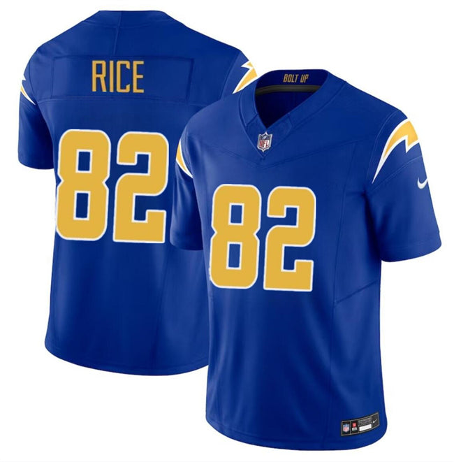 Brenden Rice Los Angeles Chargers royal FUSE jersey