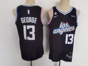 Paul George Los Angeles Clippers black City Edition jersey