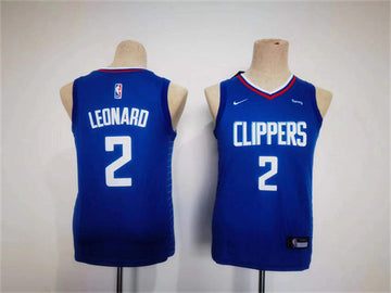Kawhi Leonard Los Angeles Clippers royal jersey