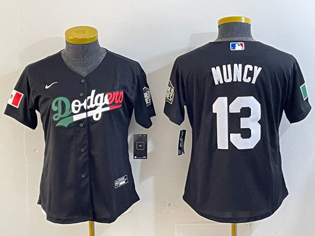 Max Muncy Los Angeles Dodgers black jersey