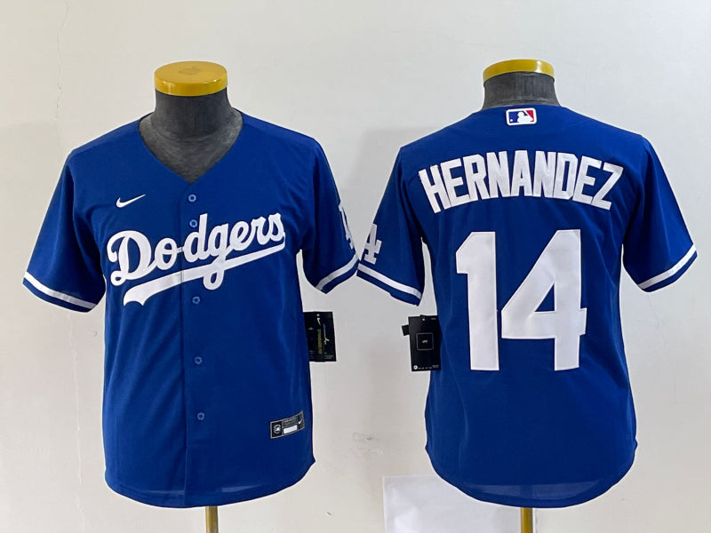 Enrique Hernandez Los Angeles Dodgers royal jersey