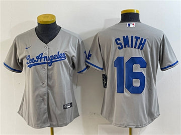 Will Smith Los Angeles Dodgers gray jersey