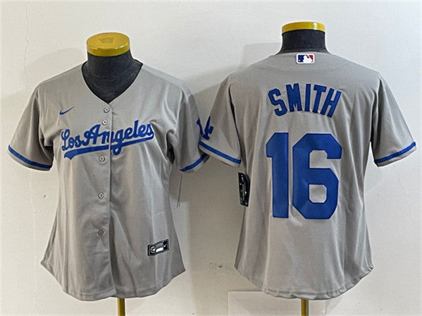 Will Smith Los Angeles Dodgers gray jersey