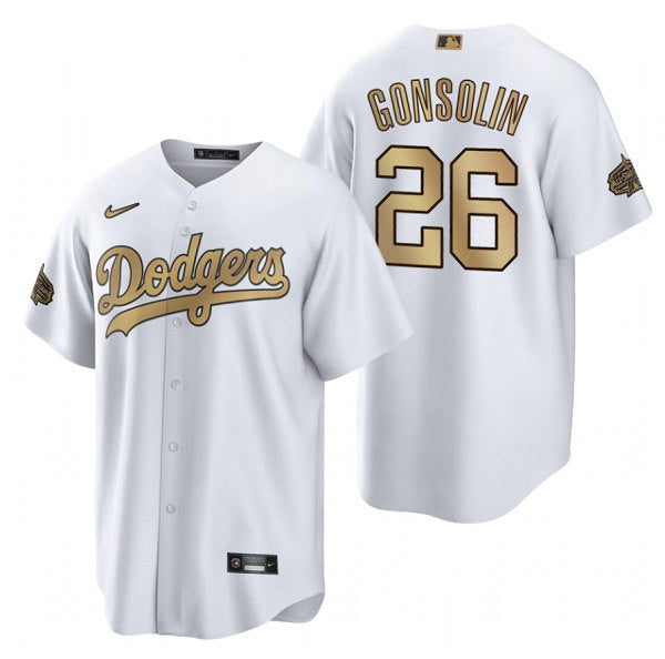 Tony Gonsolin Los Angeles Dodgers white All-Star jersey