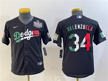 Toro Valenzuela Los Angeles Dodgers black jersey