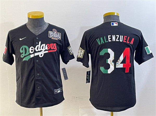 Toro Valenzuela Los Angeles Dodgers black jersey