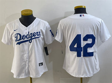 Jackie Robinson Los Angeles Dodgers white jersey