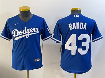 Anthony Banda Los Angeles Dodgers royal jersey
