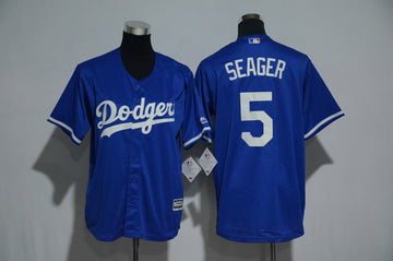 Corey Seager Majestic Los Angeles Dodgers royal Alternate jersey