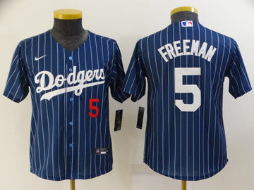 Freddie Freeman Los Angeles Dodgers blue jersey