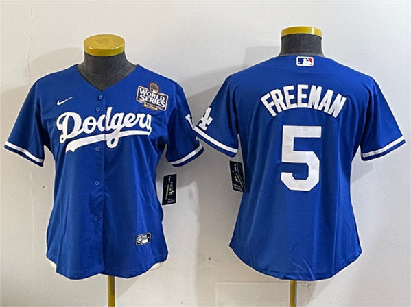 Freddie Freeman Los Angeles Dodgers royal jersey