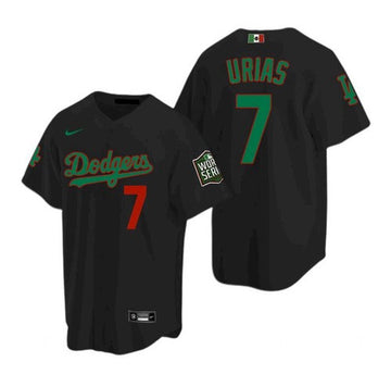 Julio Urias Los Angeles Dodgers black jersey