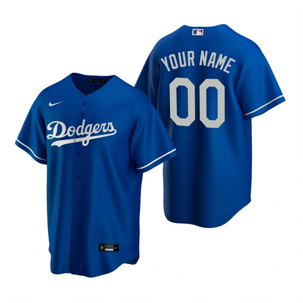 Custom Los Angeles Dodgers royal jersey