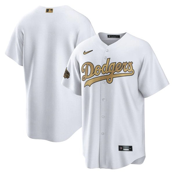 Custom Los Angeles Dodgers white All-Star jersey