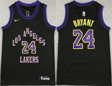 Kobe Bryant Los Angeles Lakers black City Edition jersey