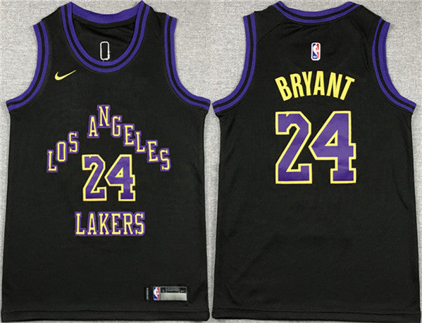 Kobe Bryant Los Angeles Lakers black City Edition jersey