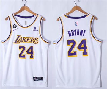 Kobe Bryant Los Angeles Lakers white jersey
