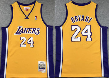 Kobe Bryant Los Angeles Lakers yellow jersey