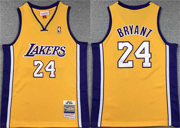 Kobe Bryant Los Angeles Lakers yellow jersey
