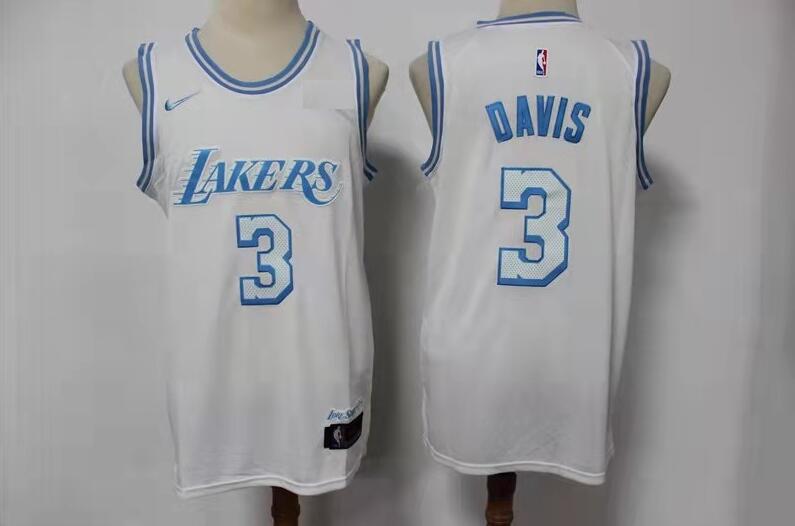 Anthony Davis Los Angeles Lakers white City Edition jersey