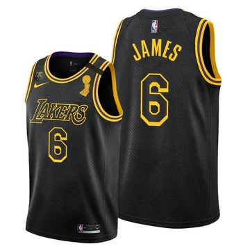 LeBron James Mamba Week Los Angeles Lakers black jersey