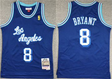 Kobe Bryant Los Angeles Lakers blue jersey