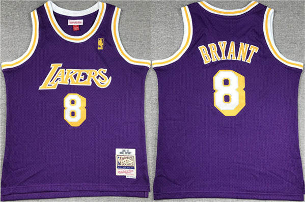 Kobe Bryant Los Angeles Lakers purple jersey