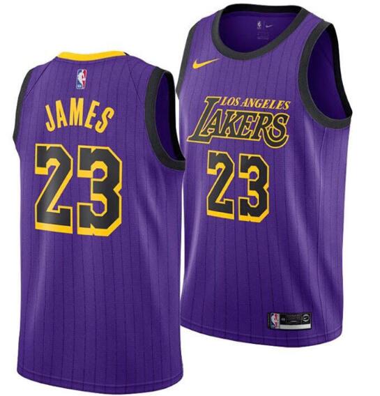 Los Angeles Lakers purple jersey
