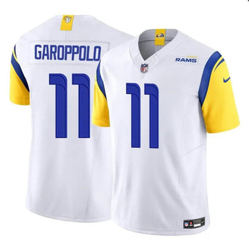 Jimmy Garoppolo Los Angeles Rams white FUSE jersey