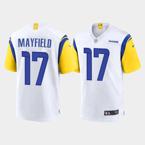Baker Mayfield Los Angeles Rams white Game jersey