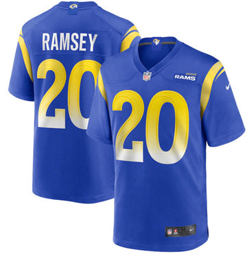 Jalen Ramsey Los Angeles Rams royal Game jersey