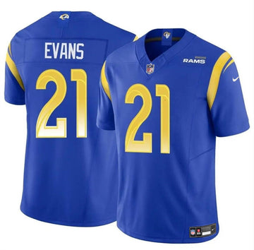 Zach Evans Los Angeles Rams blue FUSE jersey