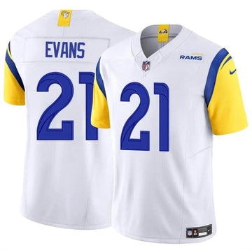 Zach Evans Los Angeles Rams white FUSE jersey
