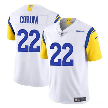 Blake Corum Los Angeles Rams white jersey
