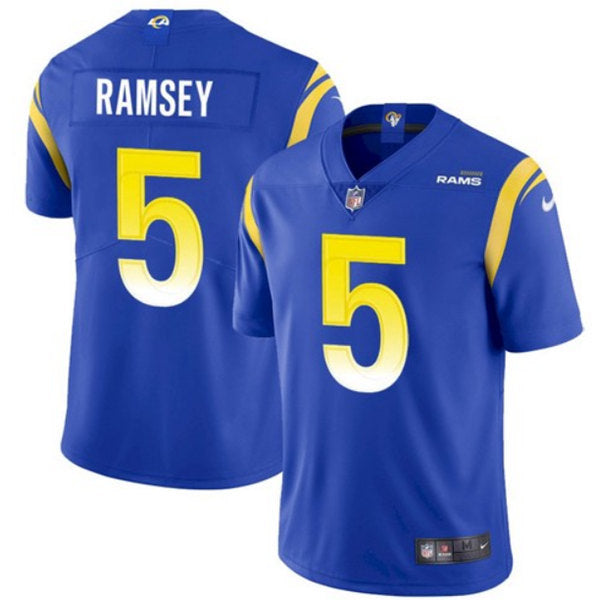 Jalen Ramsey Los Angeles Rams royal jersey