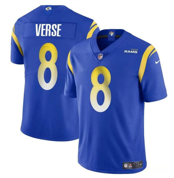 Jared Verse Los Angeles Rams blue jersey