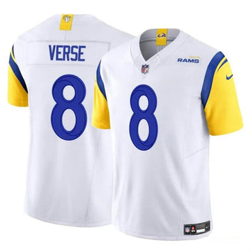 Jared Verse Los Angeles Rams white FUSE jersey