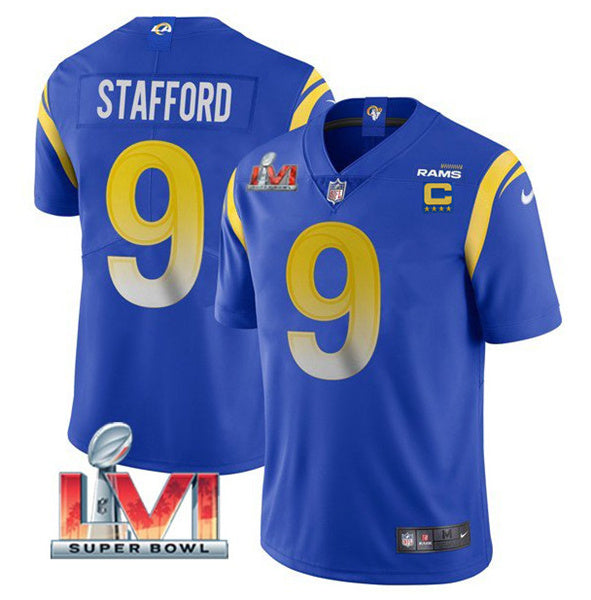 Matthew Stafford Los Angeles Rams royal jersey