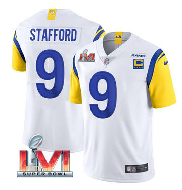 Matthew Stafford Los Angeles Rams white jersey