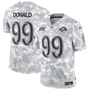 Aaron Donald Los Angeles Rams camo Salute To Service jersey