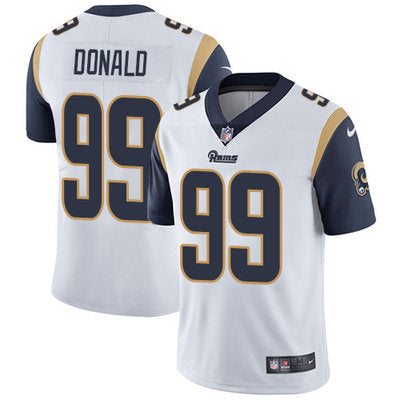 Aaron Donald Los Angeles Rams white jersey