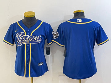 Custom Los Angeles Rams royal jersey